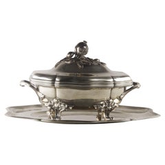 Solid Silver Tureen and Presentoire