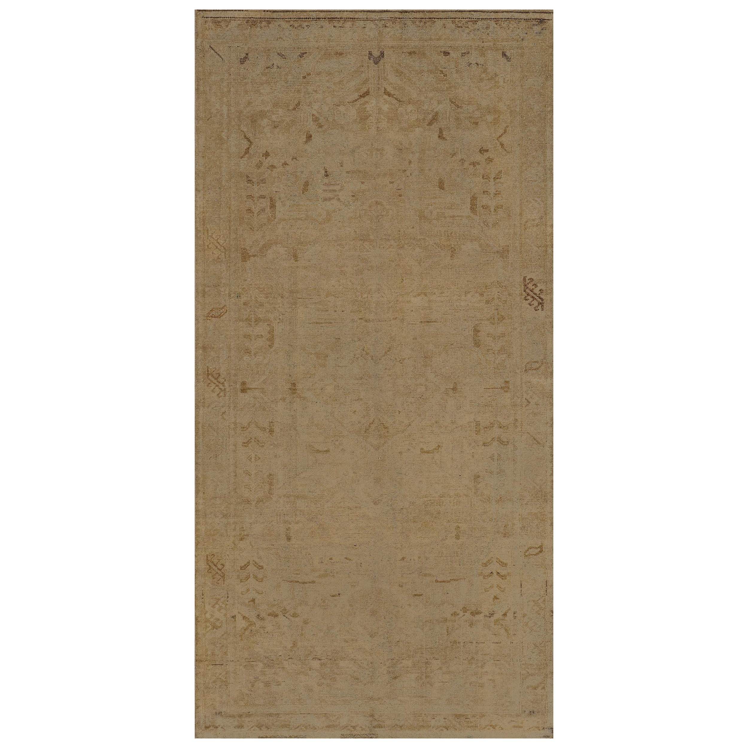 Traditional Antique Handwoven Persian Malayer Rug
