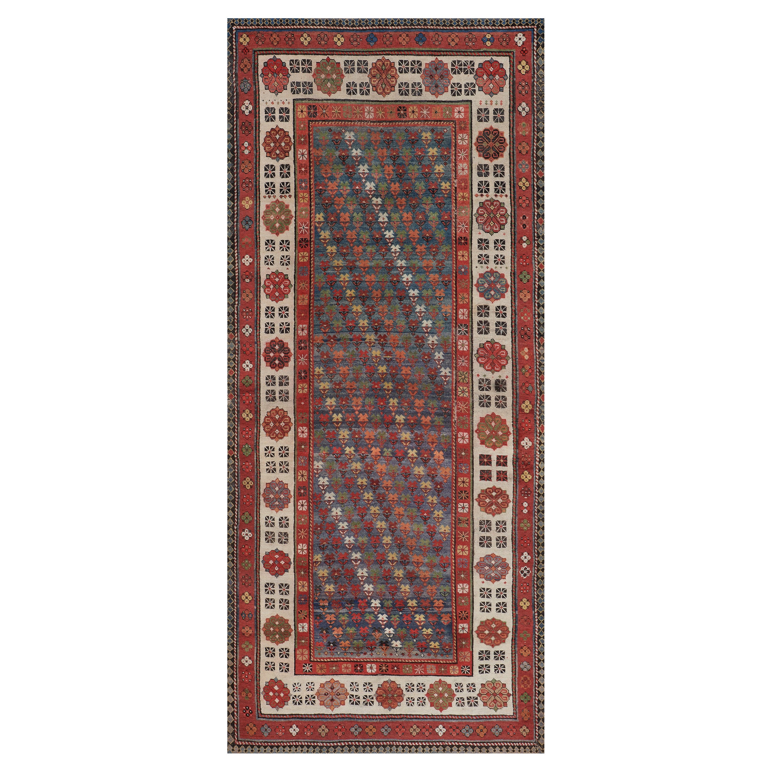 Traditional Handwoven Caucasian Talysh Rug For Sale