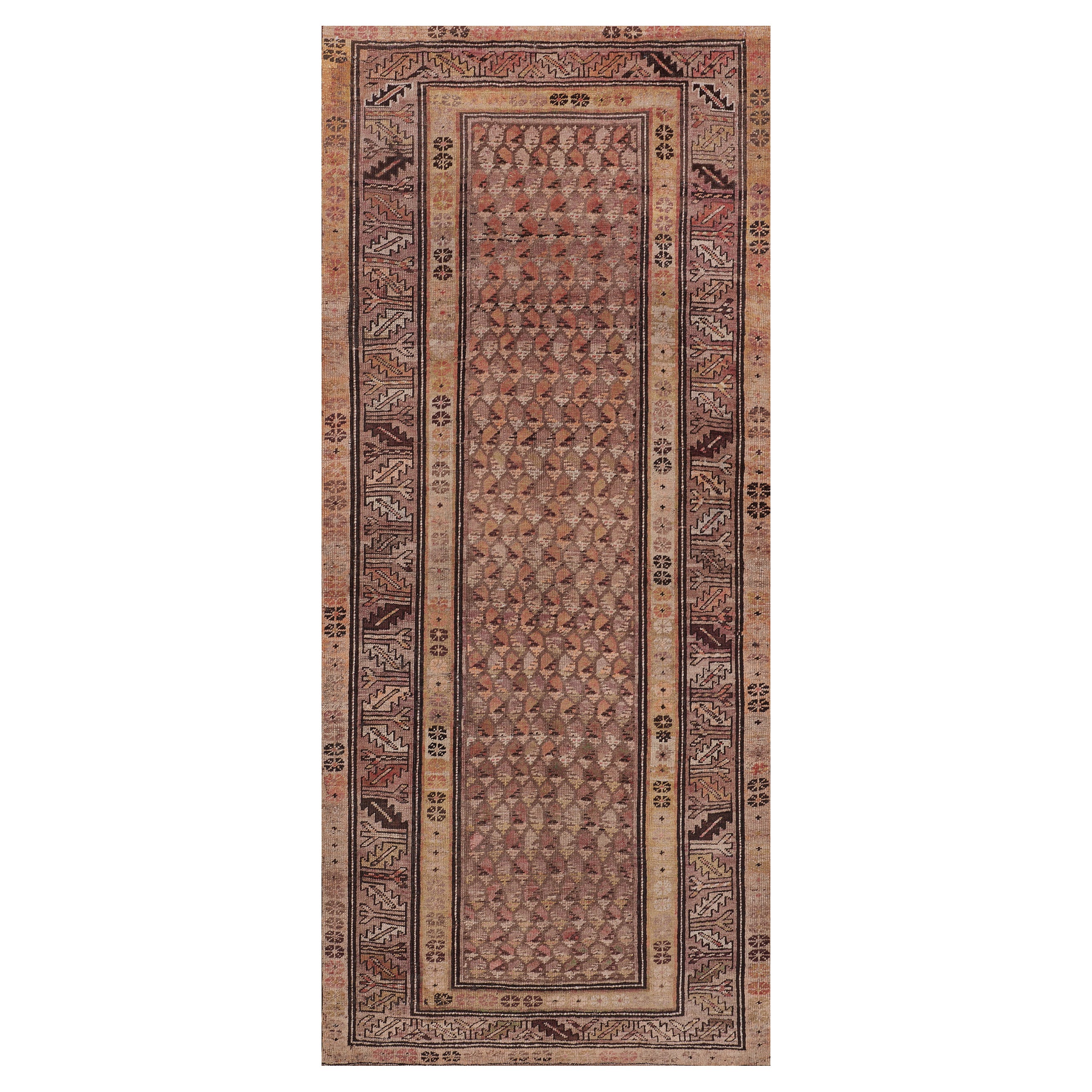Antiker, traditioneller, handgewebter Karabagh-Teppich im Angebot