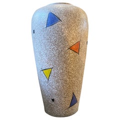 1960er, Scheurich Mid-Century Modern Ceramic German Tall Vase