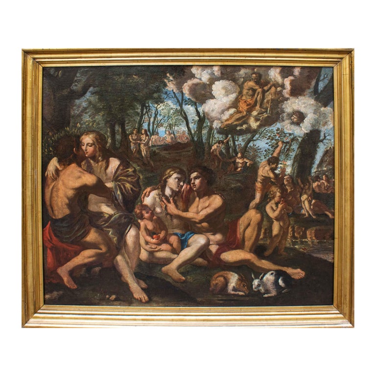 16th Century The Golden Age Painting oil on canvas Ferrarese school For ...