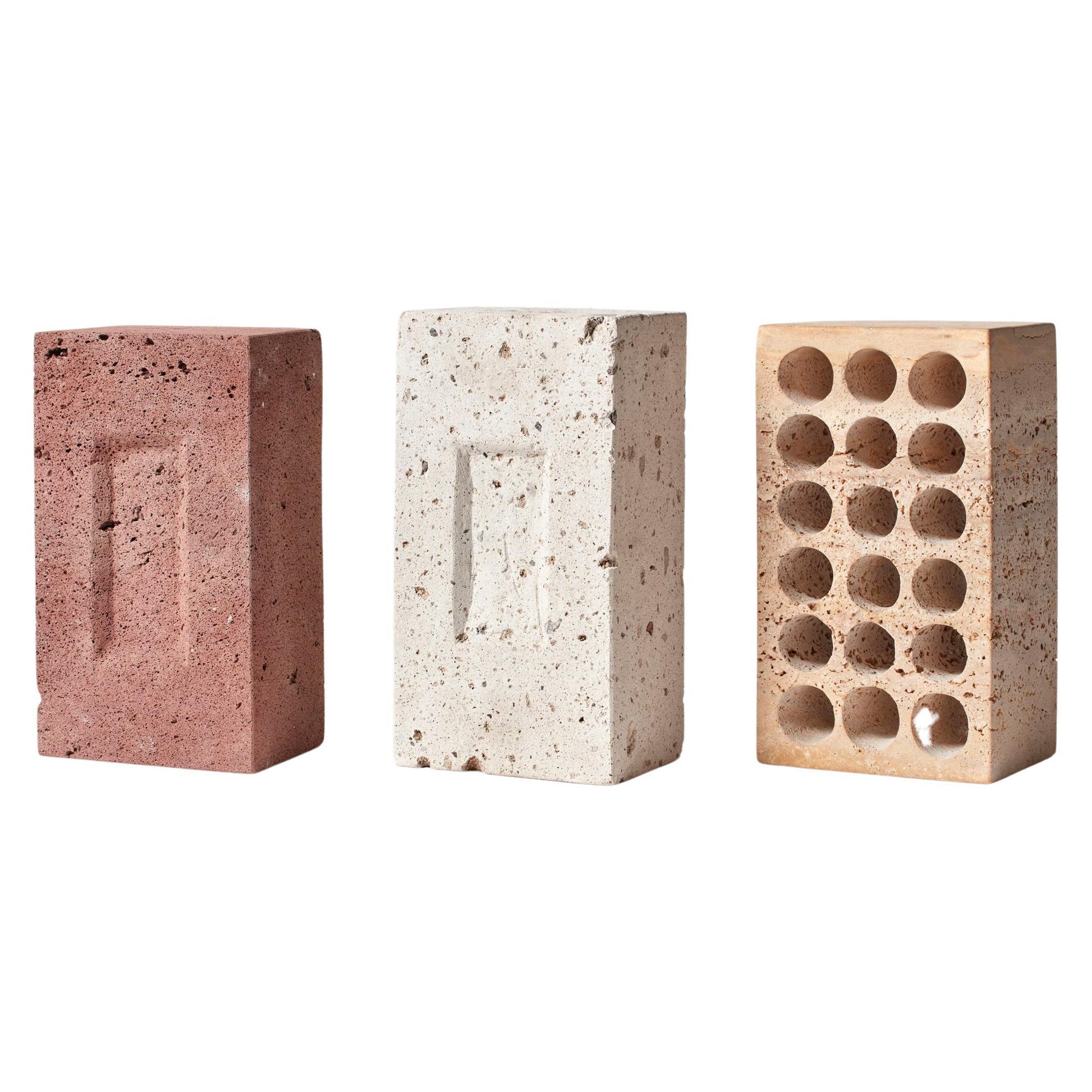 3er-Set Bricks von Estudio Rafael Freyre