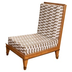 French Modern Chair Attributed to Maurice Jallot