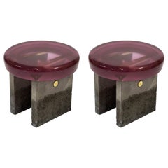 Set of 2 Golia Stools by Draga & Aurel