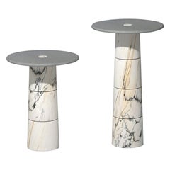 Marble Side Table Set by Samuele Brianza