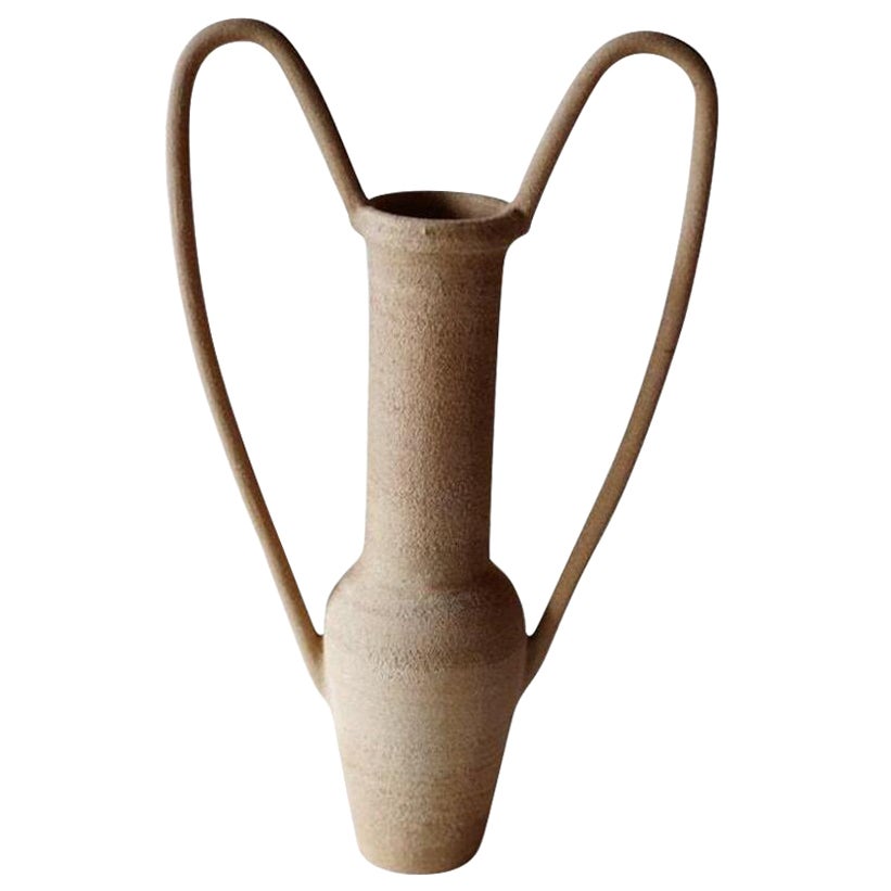 Vase 0026-2 Grès Roux Chamotté by Marta Dervin For Sale
