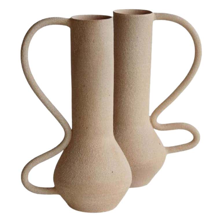 Vase 0023 Grès Roux Chamotté by Marta Dervin For Sale at 1stDibs