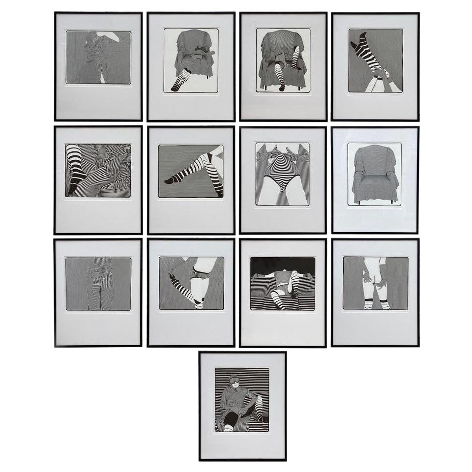 Types de rayures, portfolio de lithographies photographiques signées par Jay Seeley