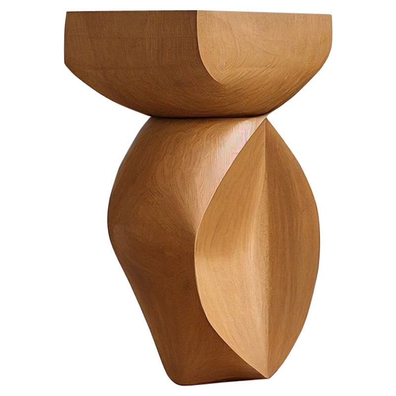 Monumental Wooden Sculpture Inspired in Constantin Brancusi Style