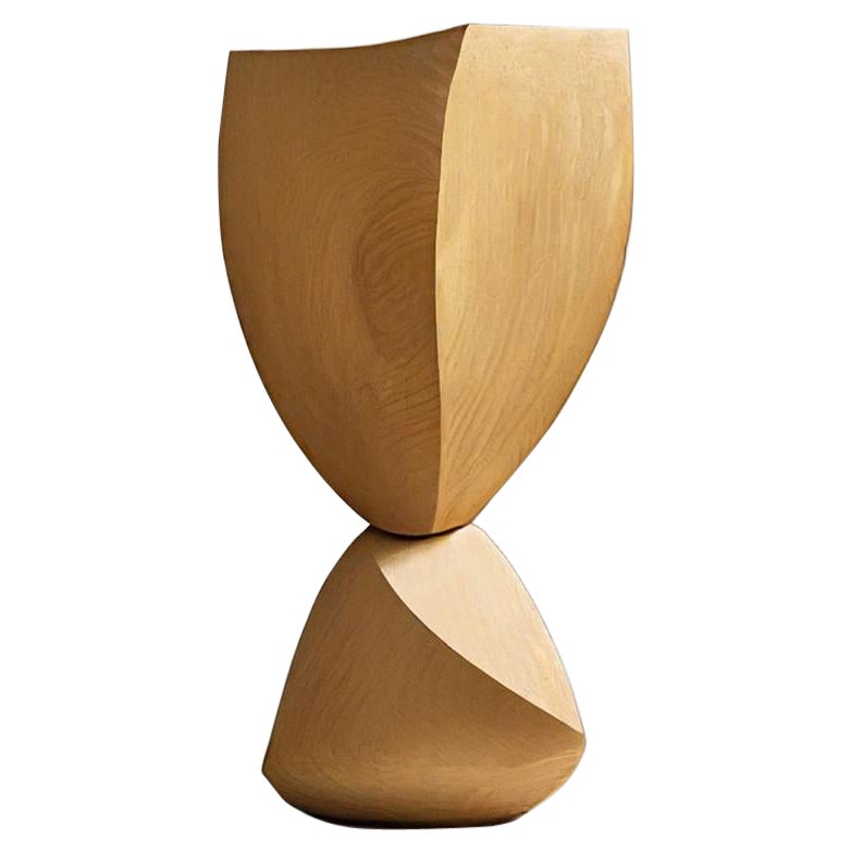 Abstract Wood Sculpture in the Flair of Scandinavian Art For Sale
