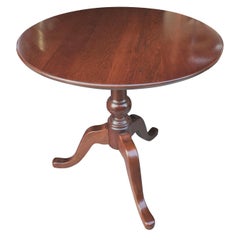 Used Pennsylvania House Solid Cherry Tilt-Top Round Center Table