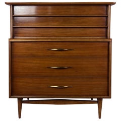 Mid Century Modern Highboy Dresser "The Foreteller" by Kent Coffey