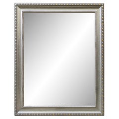 Large Silver Framed Mirror