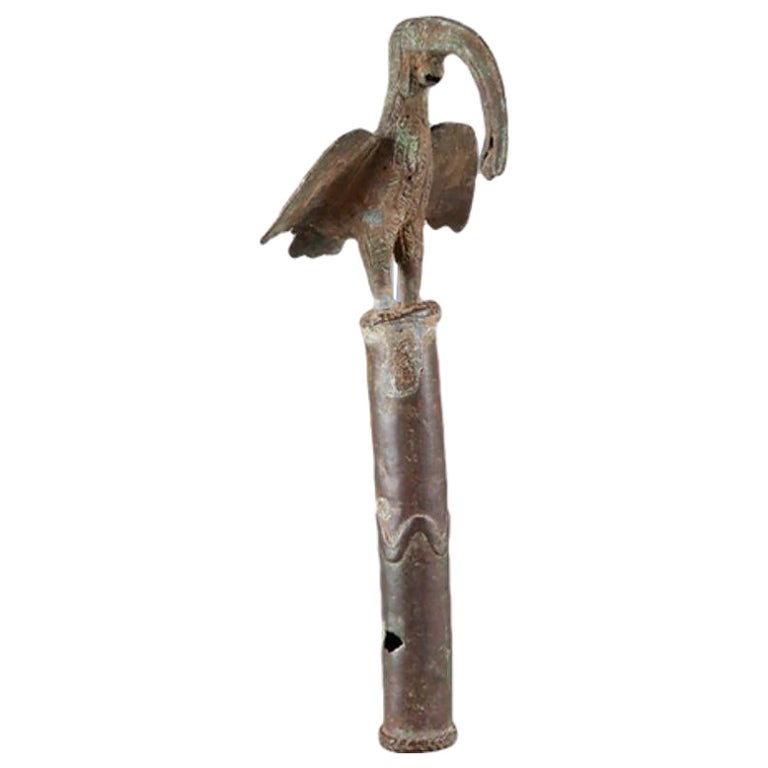 Bronze Idiophone "Ahianmwen-Oro" Edo Kingdom 'Nigeria' Between 16th-19th Century For Sale