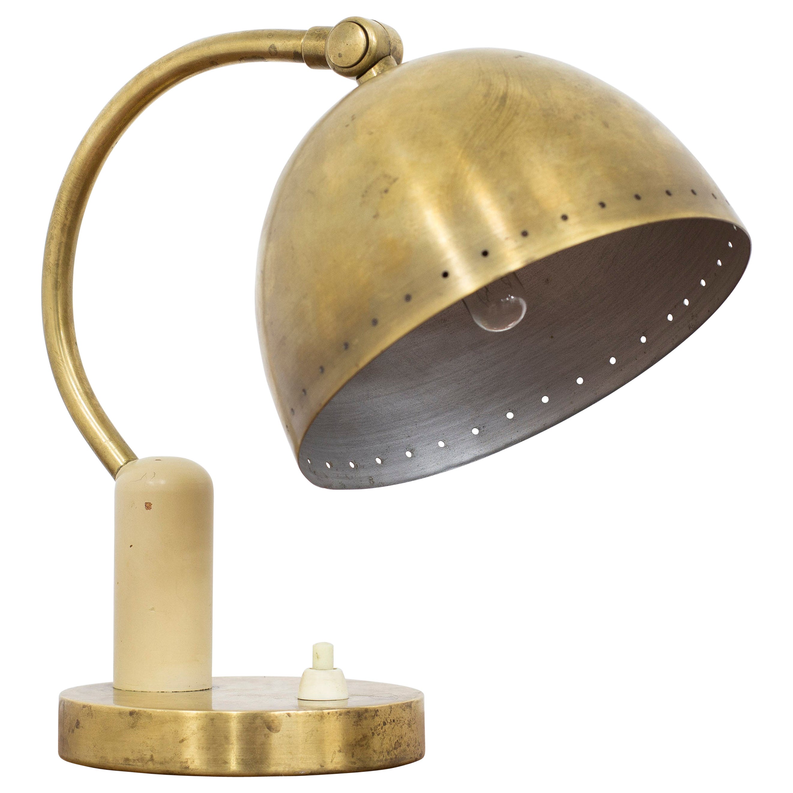 Lampe de table ou applique moderniste scandinave attribuée à Nordiska Kompaniet
