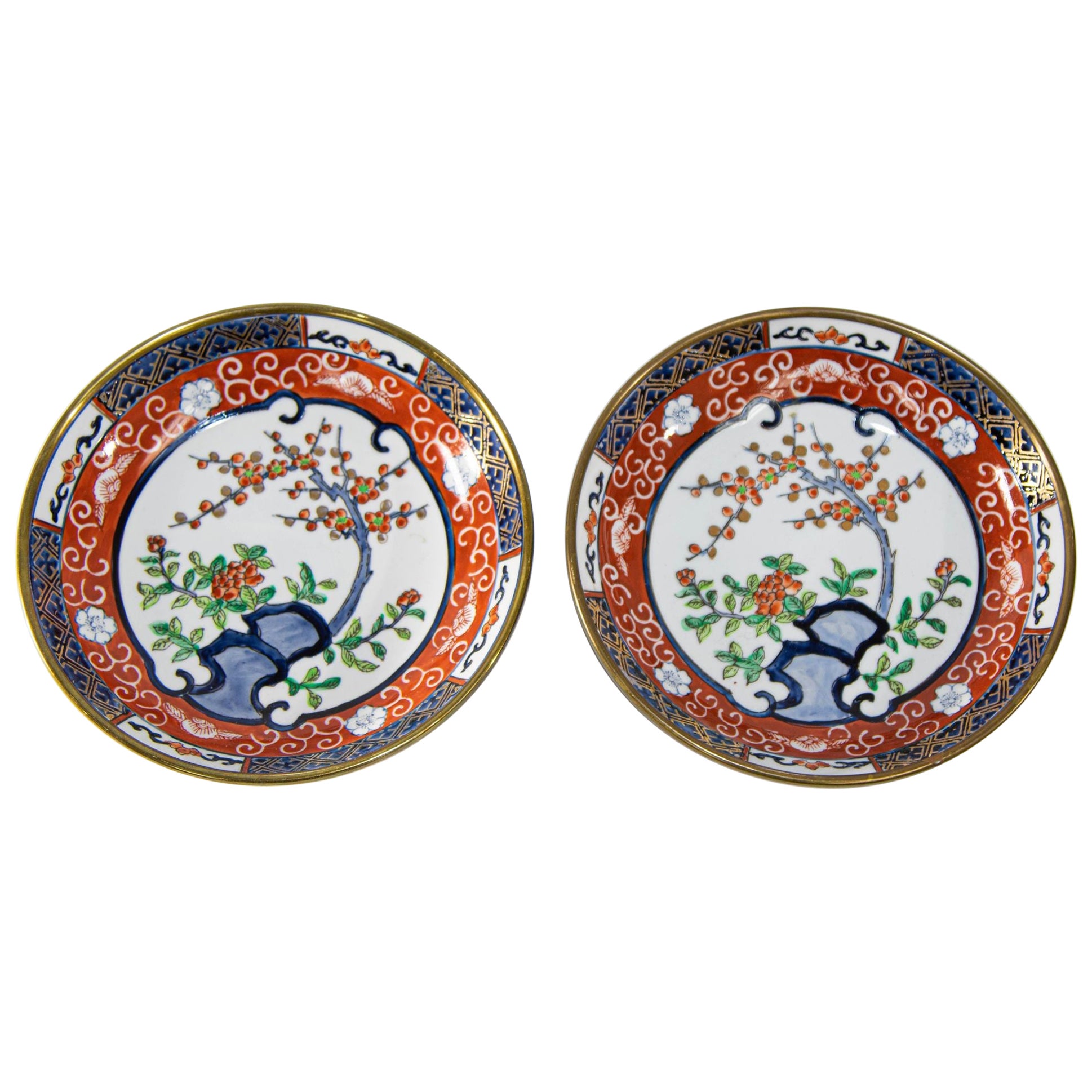 Japanische Imari-Porzellanschale, handbemalt, Vintage für Geary''s Beverly Hill