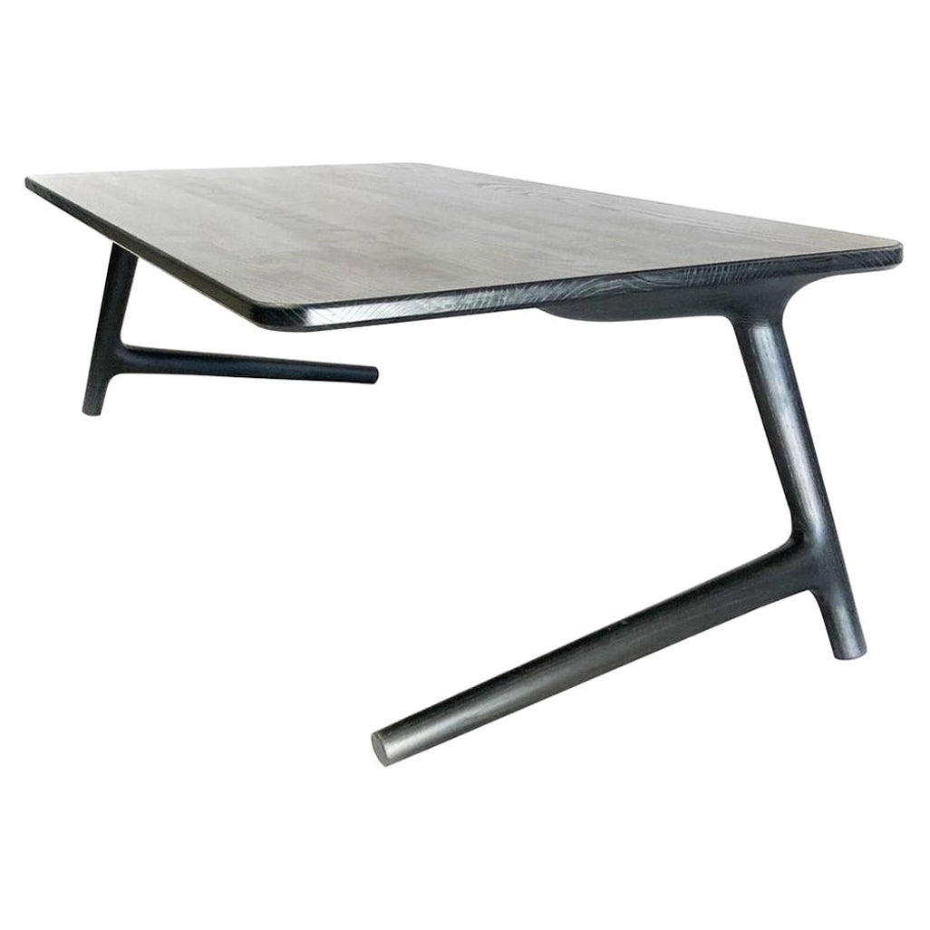 Charcoal Ash Coffee Table by Fernweh Woodworking For Sale