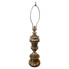 Stiffel  Art Nouveau Style Large Brass Table Lamp