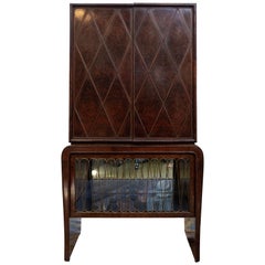 Italian Modern Bar Cabinet Attributed to Gio Ponti