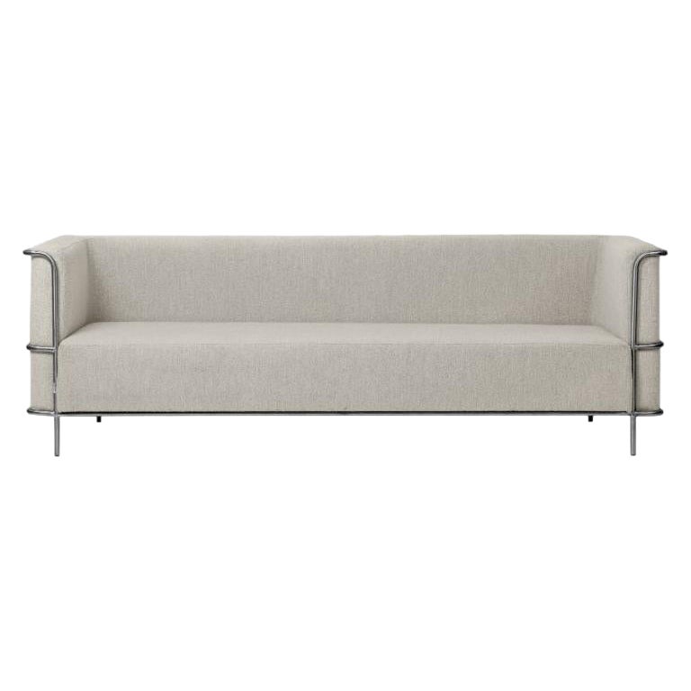 Modernistisches 3-Sitz-Sofa in Beige von Kristina Dam Studio