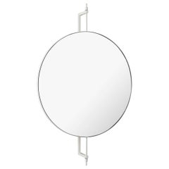 Black Circle Rotating Mirror by Kristina Dam Studio