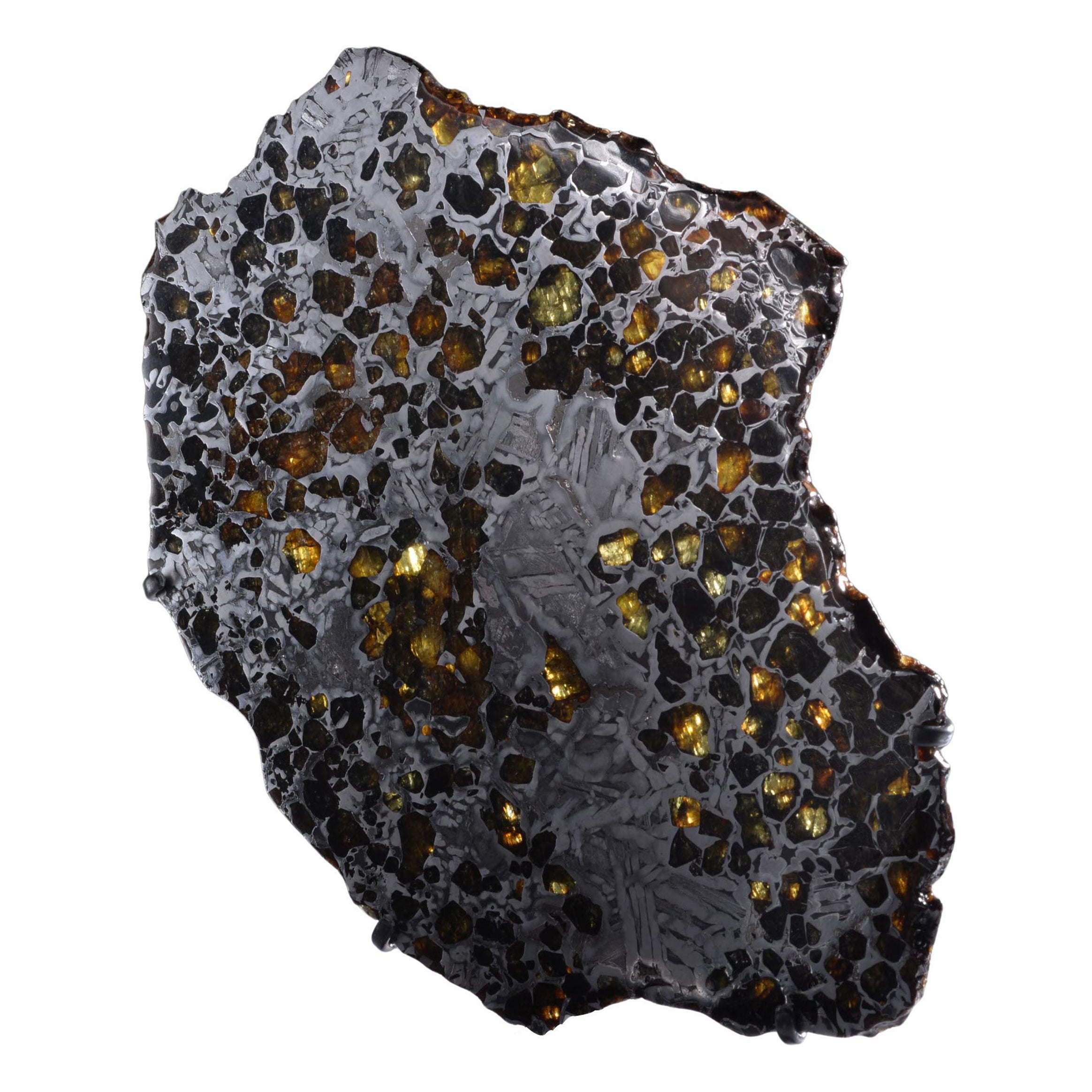 Cross Section of the Seymchan Meteorite For Sale
