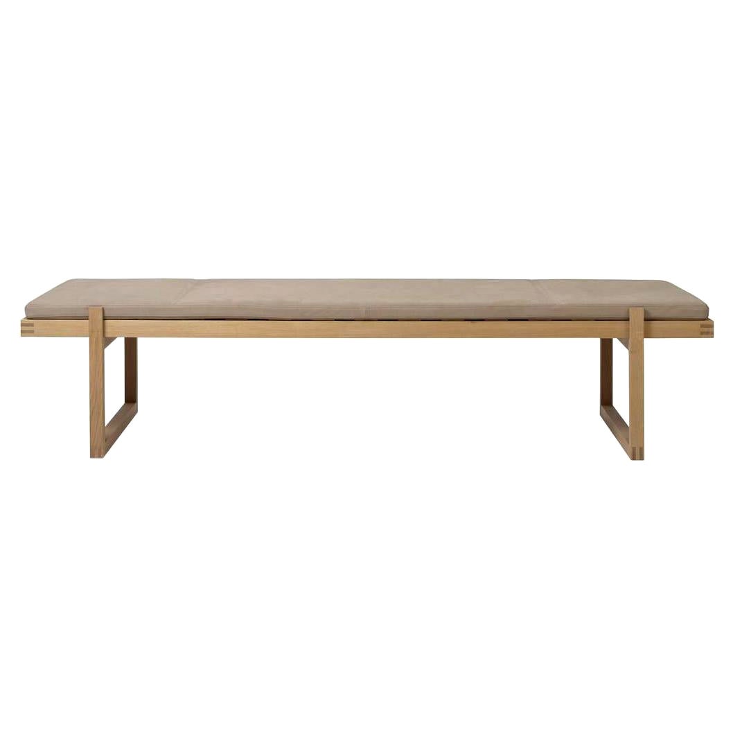 Light Brown Minimal Daybed by Kristina Dam Studio For Sale