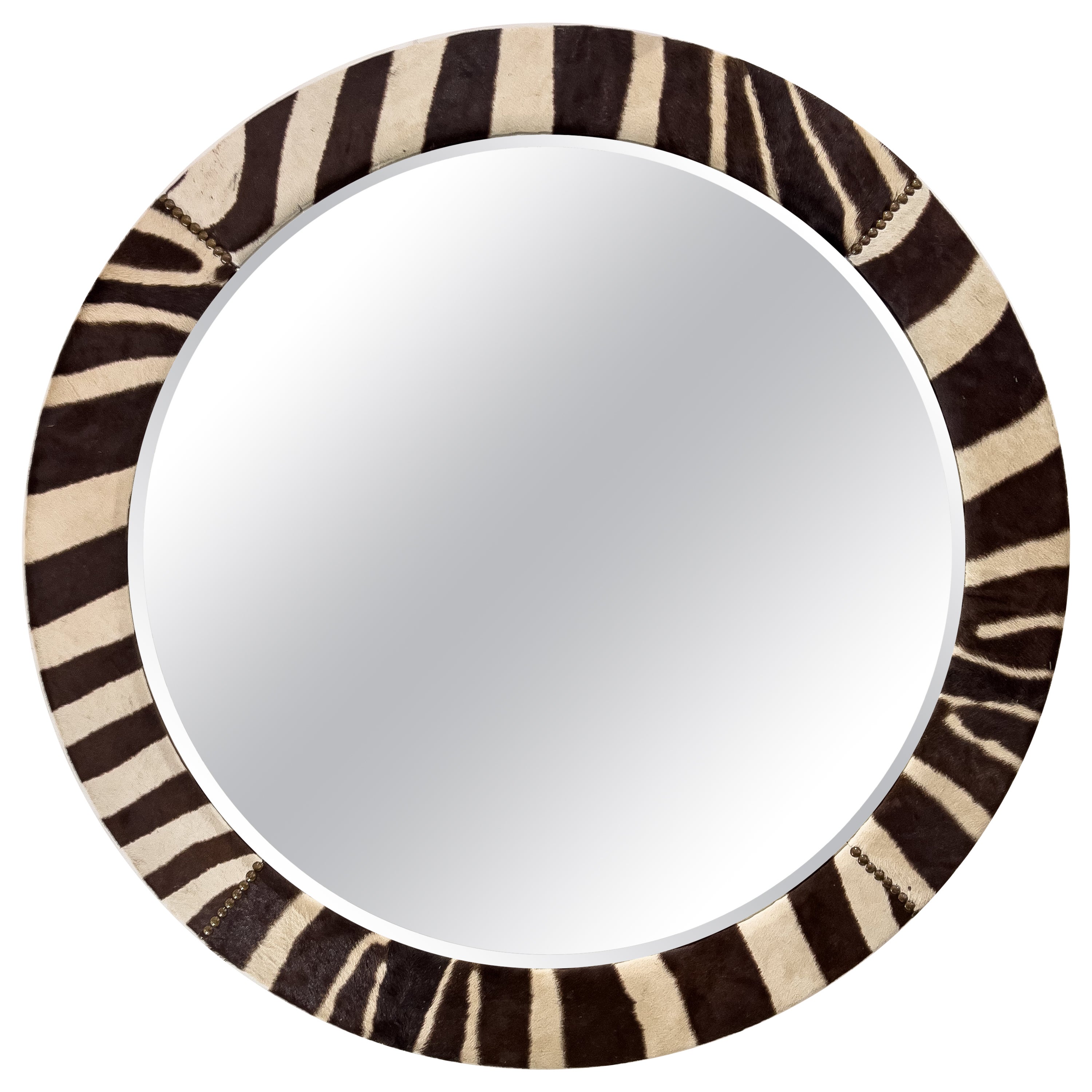 Original Zebra Skin Mirror at 1stDibs