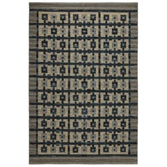 Maßgefertigter Kilim im skandinavischen Stil mit geometrischem Muster von Rug & Kilim