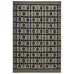 Rug & Kilim’s Scandinavian Style Custom Kilim with Geometric Pattern