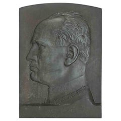 Portrait of Benito Mussolini by Aurelio Mistruzzi, 1930s