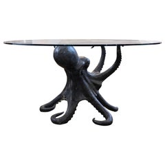 Italian Modern Bronze Octopus Table