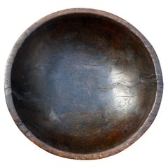 19th Century Massive Wooden Bowl / AMERICANA