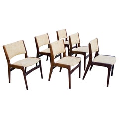1960s Erik Buch 'Model 89' Teak Danish Dining Chairs 
