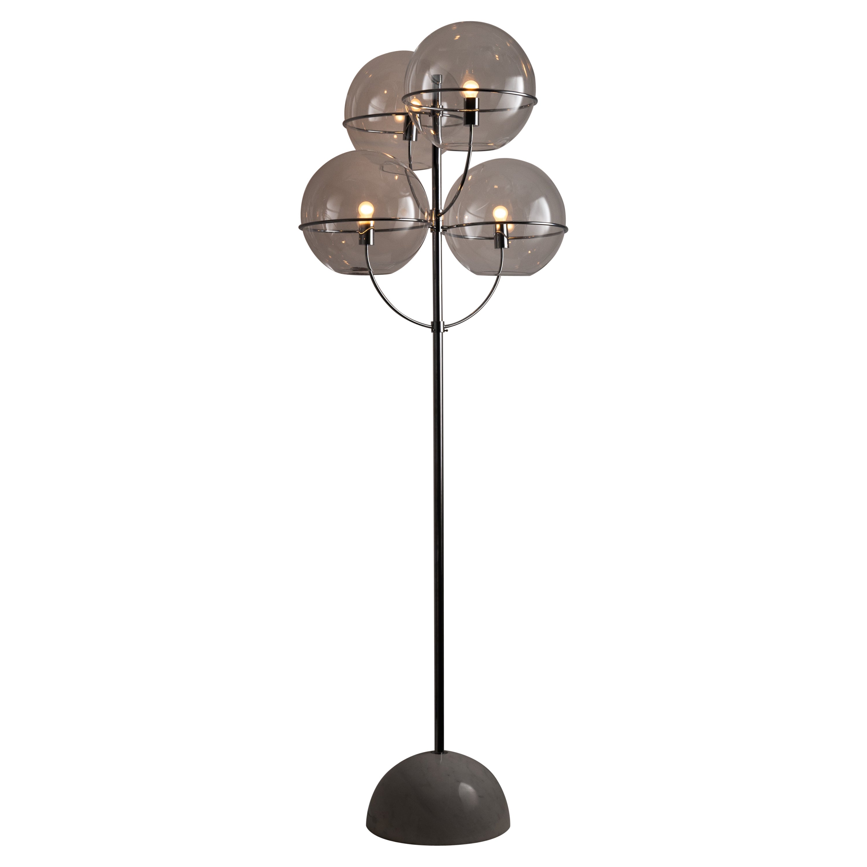 Large and Rare 'Lyndon' Floor Lamp by Vico Magistretti for Knoll For Sale