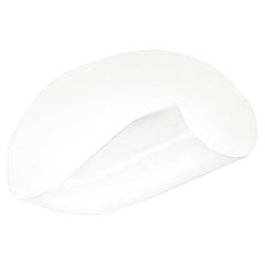 Serge Mouille Mid-Century Modern White Conche Wall Lamp
