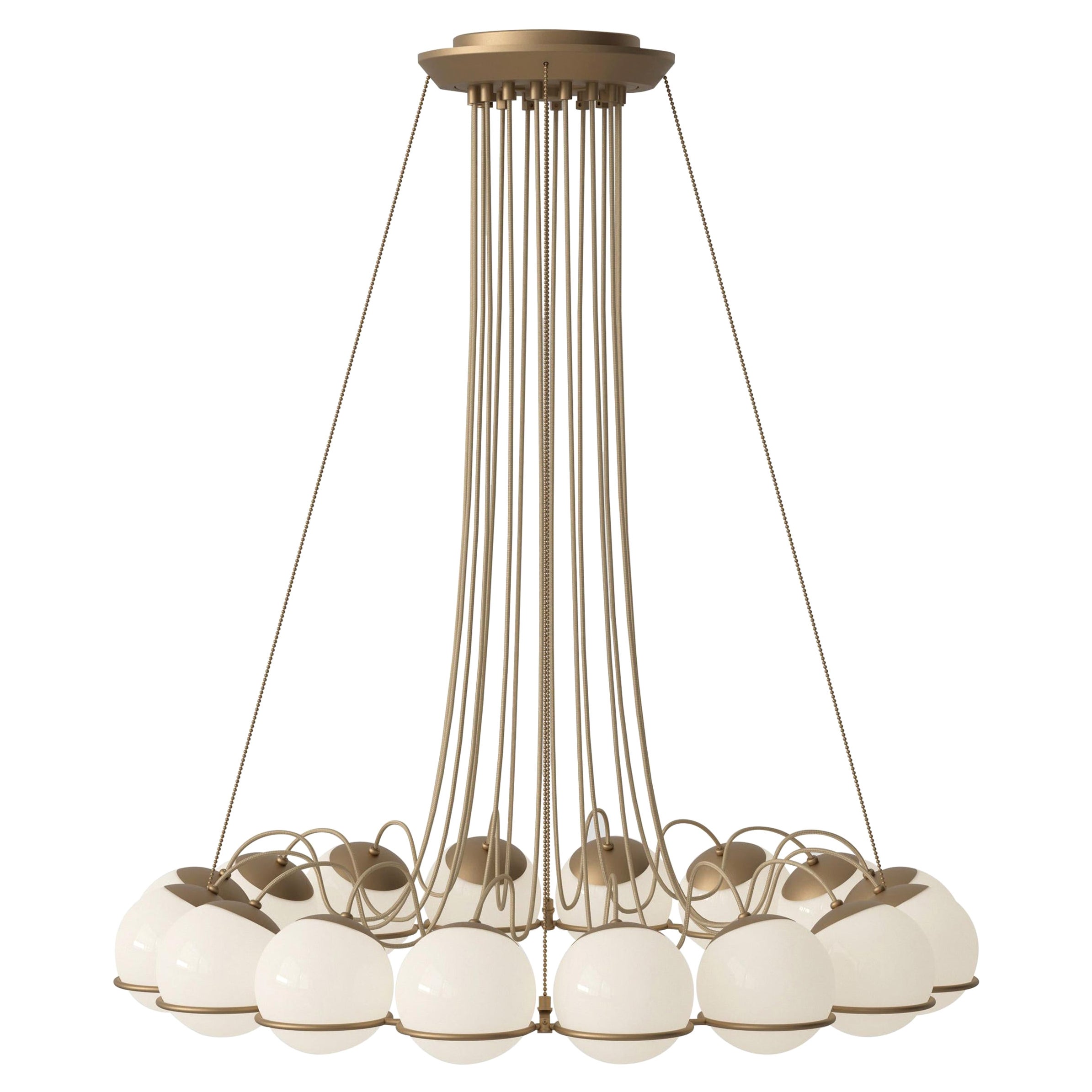 Gino Sarfatti Lamp Model 2109/16/14 Champagne Structure by Astep