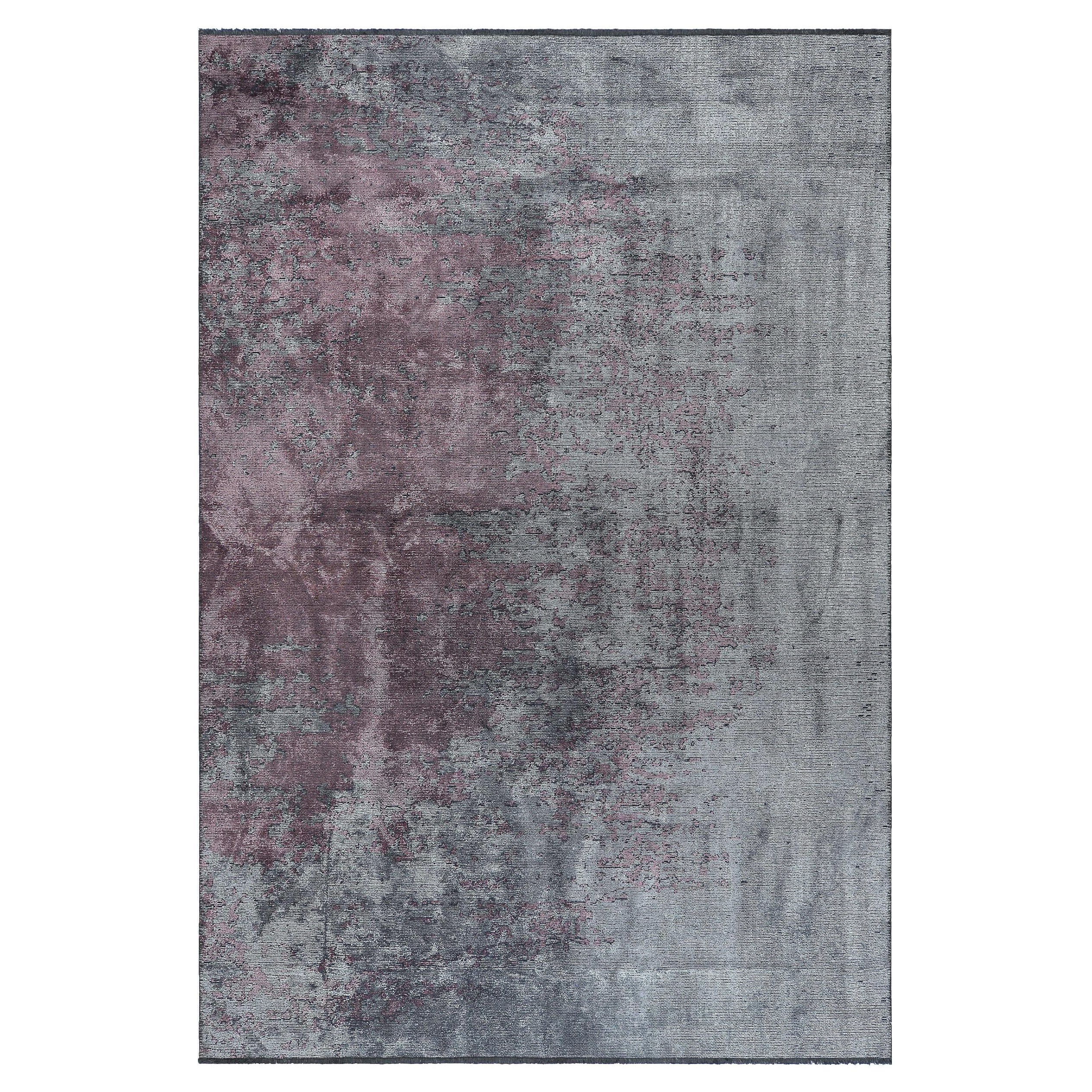 For Sale:  (Pink) Modern No Pattern Solid Color Luxury Area Rug