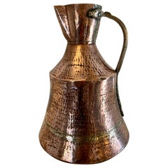 Antiker Wasserkrug aus Kupfer der Qualität George III