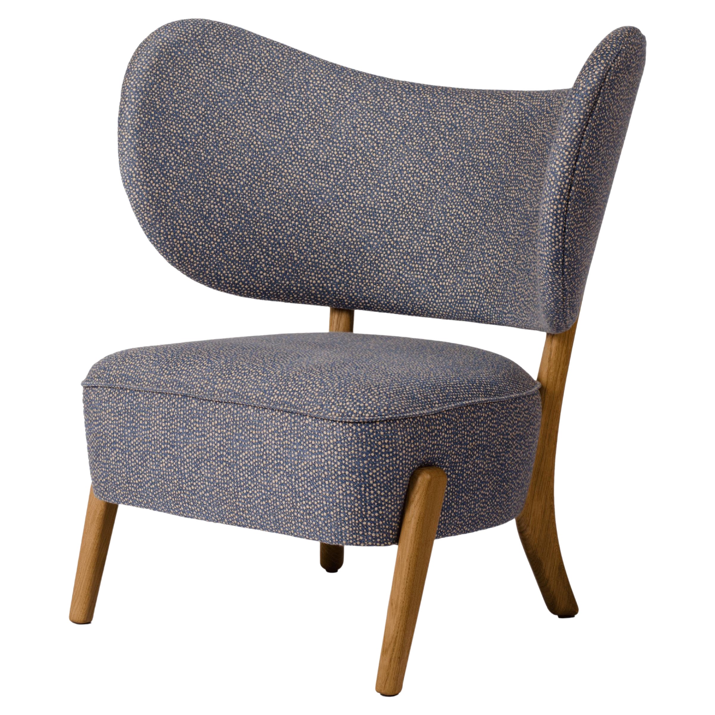Tmbo-Loungesessel aus Eiche und Jennifer Shorto Seafoam von Mazo Design