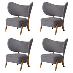 Ensemble de 4 chaises longues Tmbo Jennifer Shorto / Kongaline & Seafoam de Mazo Design