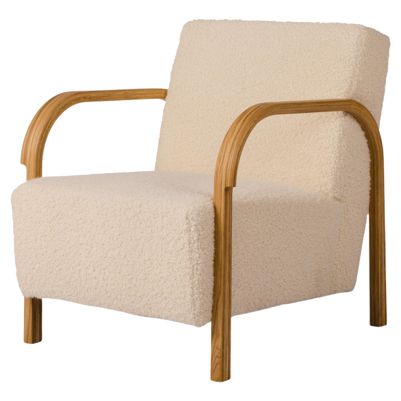 Dedar/Artemidor Arch Lounge Chair by Mazo Design For Sale