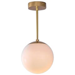 Glass Globe Opal 20 Pendant Light by Schwung