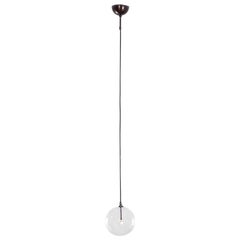 Lustre en laiton Glass Globe 30 par Schwung