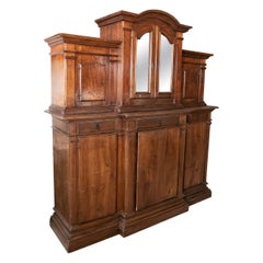 Armario Español de Madera Maciza con Puertas y Cajones Cerraduras de Hierro