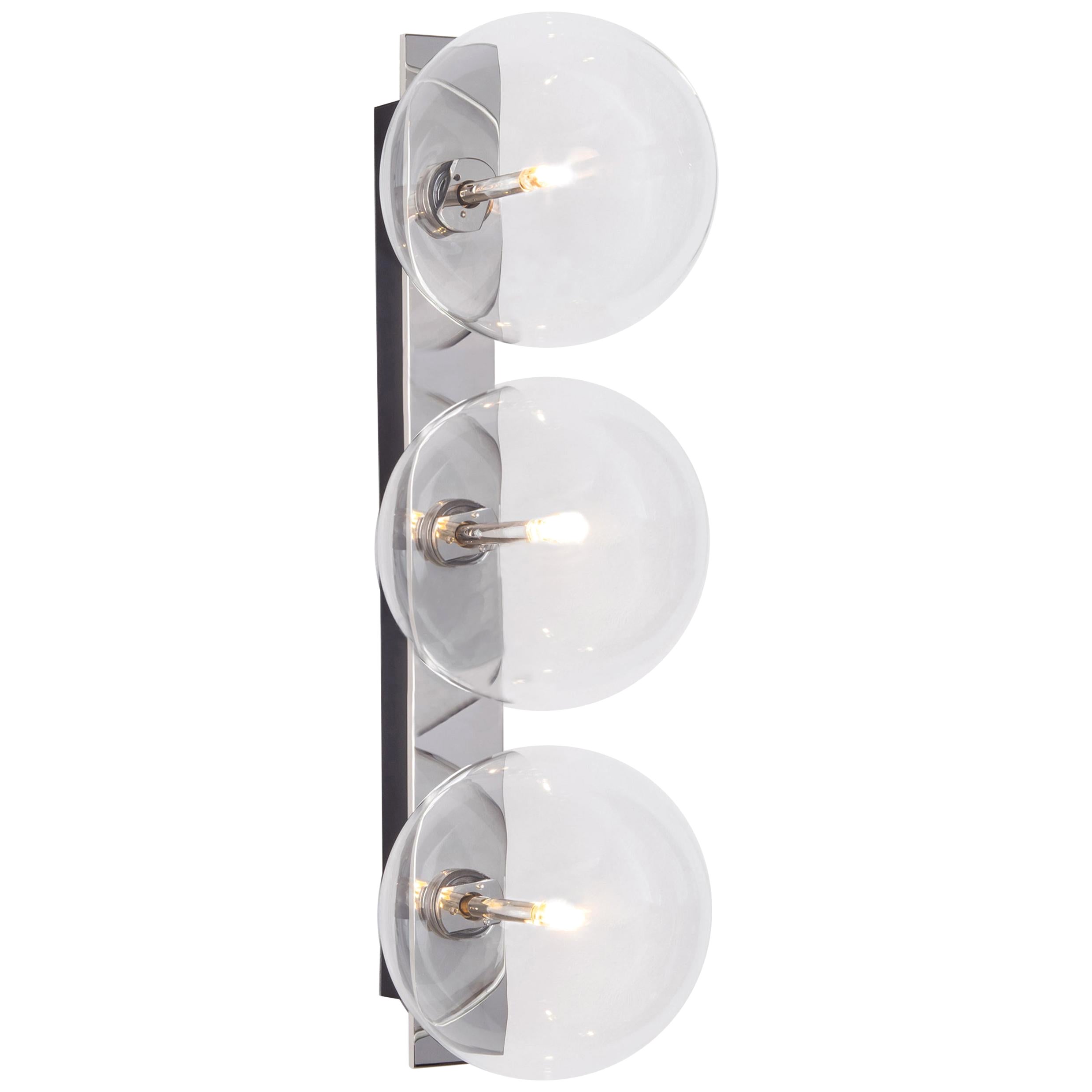 Oslo Triple Wall Sconce by Schwung For Sale