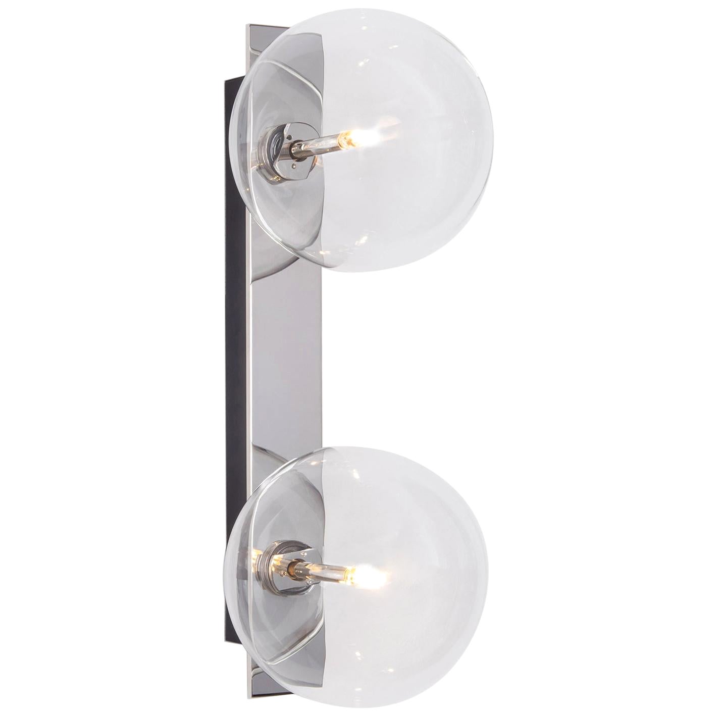 Oslo Dual Wall Sconce by Schwung For Sale