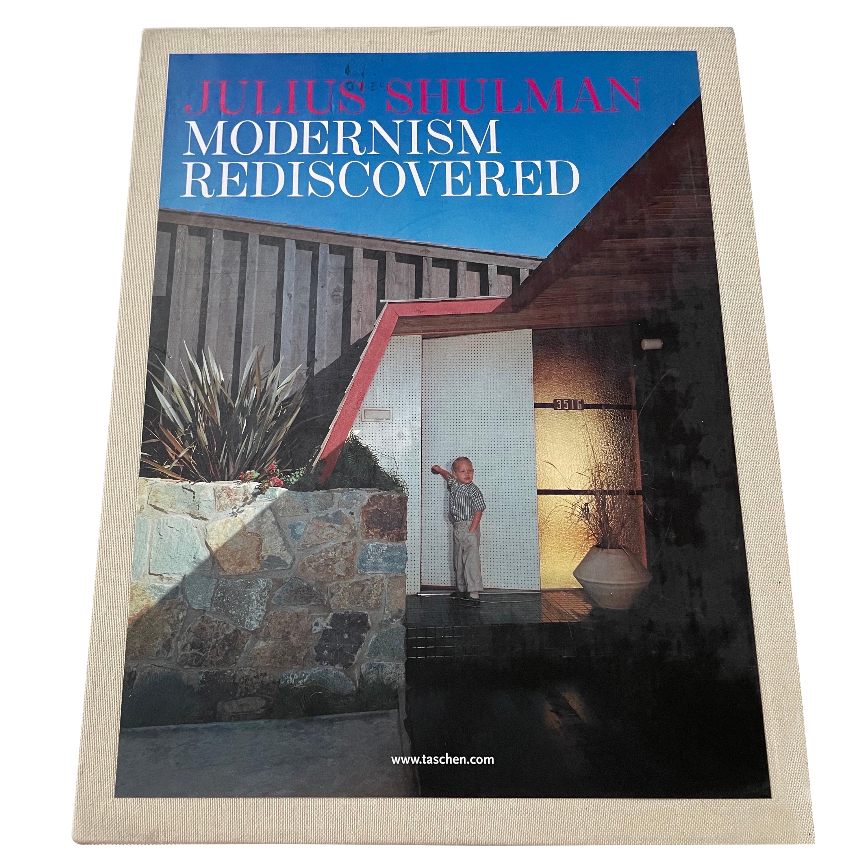 Ensemble de trois livres à dos rigide Julius Shulman , le modernisme redécouvert 