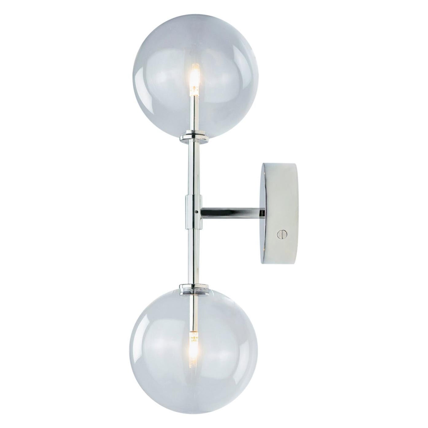 Dawn Dual Wall Sconce by Schwung For Sale